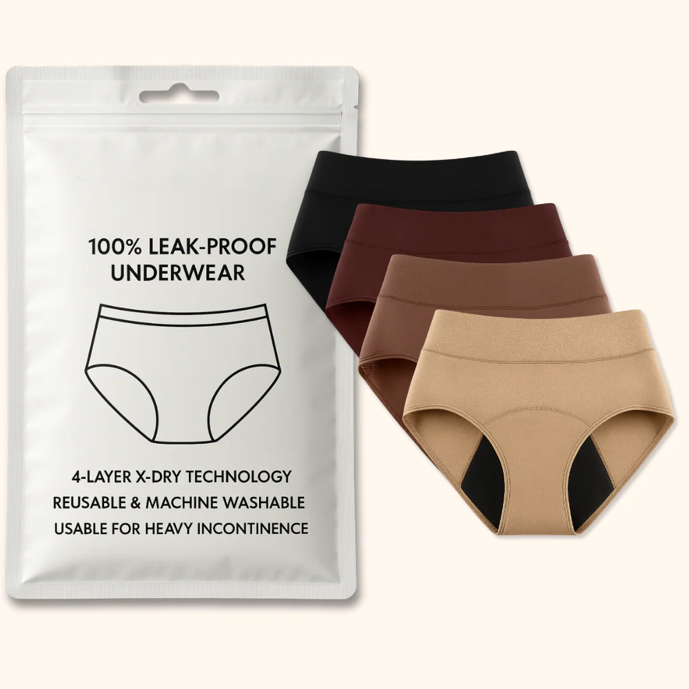 💖Buy 1 Get 3 Free 2026 HOT SALE🔥 LBMLBM™ 100% Leak-Proof Underwear 4-pack