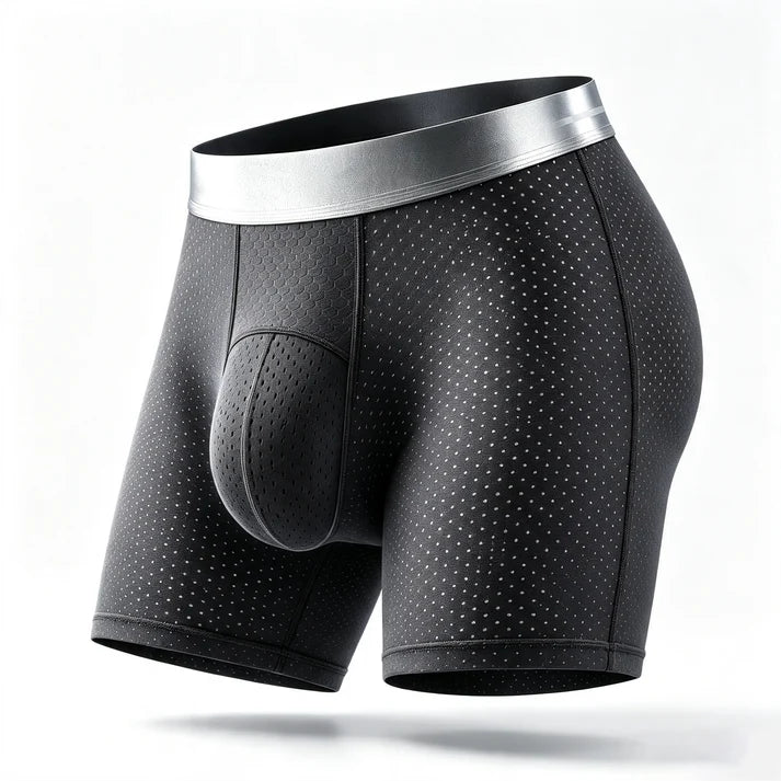 【Buy 3 Get 2 Free】-2026 HOT SALE🔥 Premium Leakproof lceSilk Mesh Men's Boxer