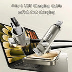 🔥Last Day 50% OFF🔥 -📲4-in-1 USB Charging Cable mFish fast charging MAX 240W⚡