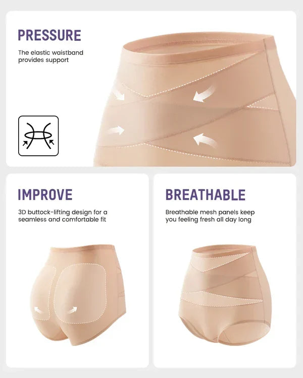 🔥Buy 1 Get 1 Free🔥 2026 Plus Size High-Waisted Tummy Control Underwear