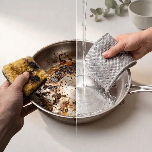 🔥Reusable Woven Cleaning Cloth—Powerful stain removal, gentle on surfaces