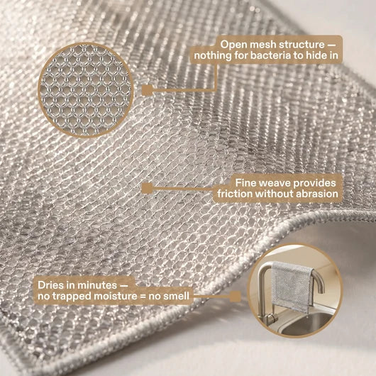 🔥Reusable Woven Cleaning Cloth—Powerful stain removal, gentle on surfaces