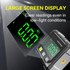 4-Side Magnetic Digital Angle Gauge with Laser
