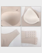 Cross Back Front Closure Wireless Posture Support Bra