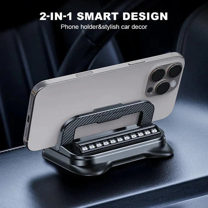 📱✨ 360° Rotating Foldable Phone Holder - Universal Compatibility with Anti-Slip Base for Desk, Car & Travel Use