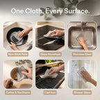 🔥Reusable Woven Cleaning Cloth—Powerful stain removal, gentle on surfaces