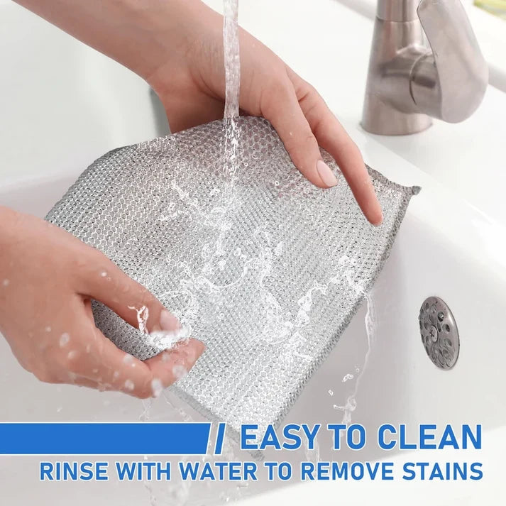🔥Reusable Woven Cleaning Cloth—Powerful stain removal, gentle on surfaces