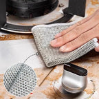 🔥Reusable Woven Cleaning Cloth—Powerful stain removal, gentle on surfaces