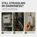 ☀️ Solar Outdoor Lights – Easy Wireless Garden Lighting
