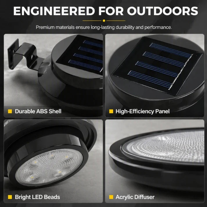 ☀️ Solar Outdoor Lights – Easy Wireless Garden Lighting